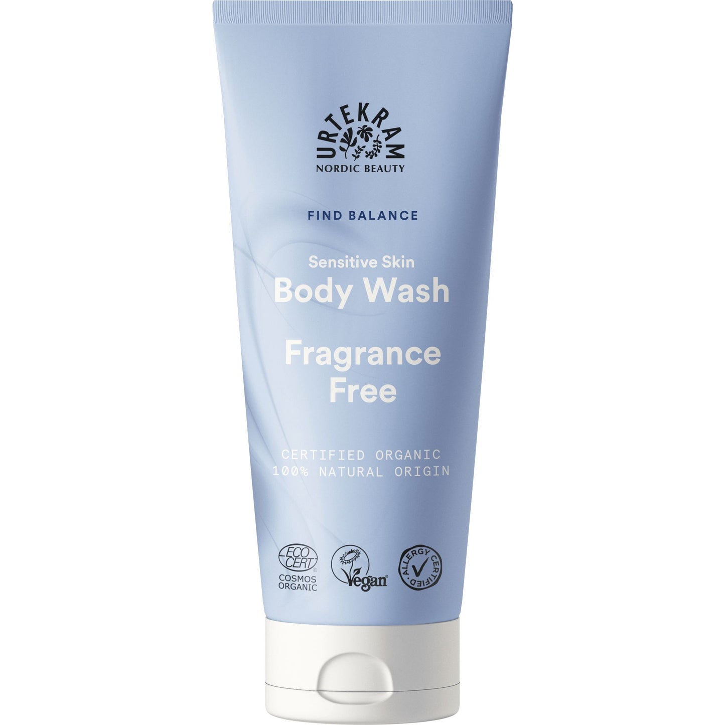 Urtekram Find Balance Fragrance Free Suihkugeeli-Urtekram-Hyvinvoinnin Tavaratalo