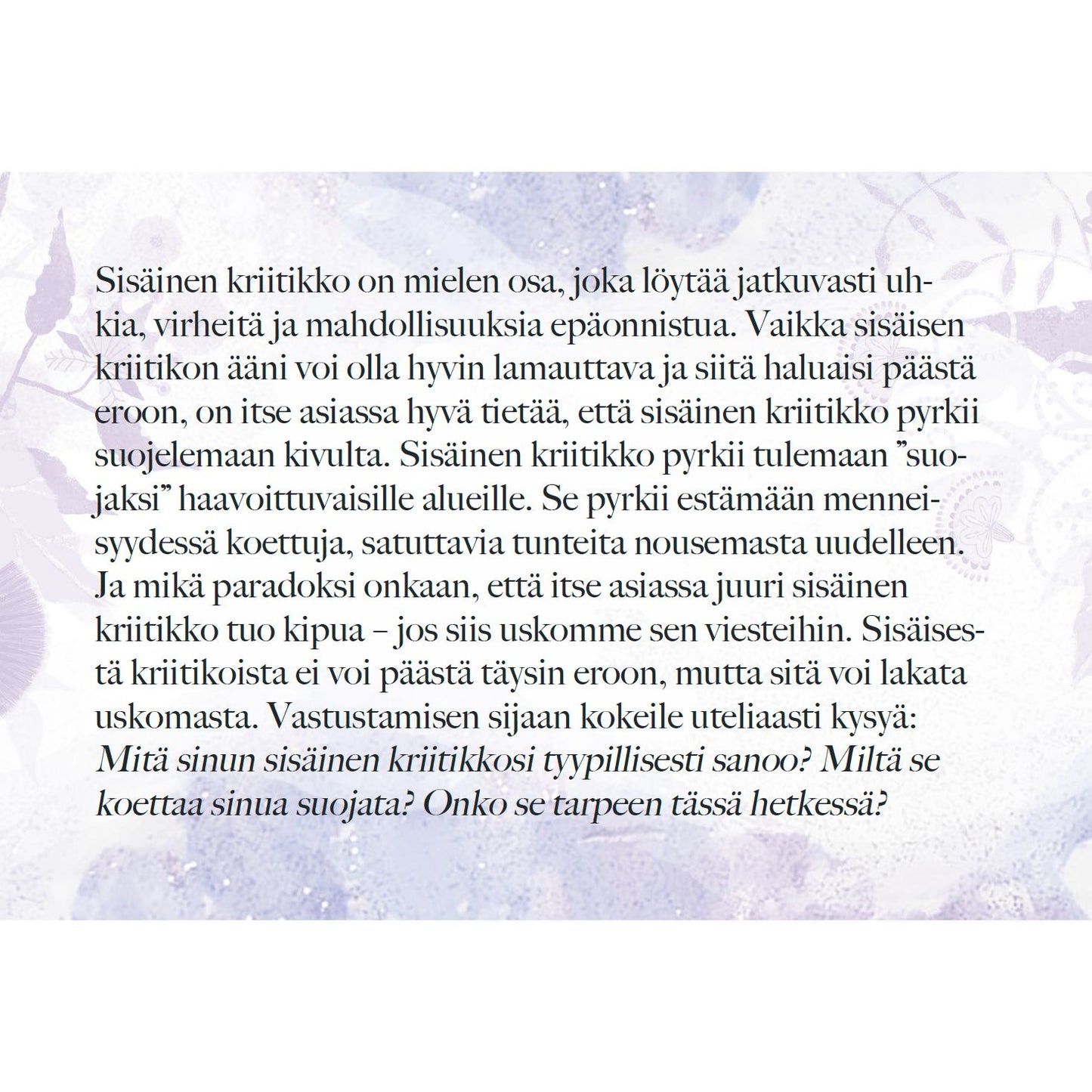Hidasta Elämää Ymmärrä itseäsi - terapeuttiset itsetuntemuskortit-Hidasta Elämää-Hyvinvoinnin Tavaratalo