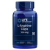 Life Extension L-Arginine; sininen muovipullo kiiltäväpinnalla, sylinterinmuotoinen ruuvikorkilla; etuetiketissä valkoiset ja tummansiniset osiot lihavoidulla groteskitekstillä; luettava teksti: Life Extension L-Arginine Caps 700 mg, 200 kasviskapselia; etiketti mainitsee ravintolisän, muuntogeenittömyyden ja terveen typpioksiditason tuen; valkoinen tausta, ei ihmisiä tai rekvisiittaa kuvassa.