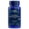 Life Extension Se-Methyl L-Selenocysteine; sininen pullo tekstillä "Life Extension Se-Methyl L-Selenocysteine 200 mcg", sisältää 90 kasviskapselia; tämä pitkälle kehitetty seleenimuoto on muuntogeenitön ravintolisä; pullo sylinterinmuotoinen kiiltäväpinnalla ja valkoisella ruuvikorkilla; etiketti näyttää sinistä ja mustaa lihavoitua groteskitekstiä valkoisella pohjalla; ei rekvisiittaa tai ihmisiä kuvassa, pelkistetty vaalea tausta.