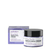 Puhdas+ Bakuchiol Beauty Booster Cream; purkki ja rasia Puhdas+ Beauty Booster Bakuchiol Cream -tuotetta koivunsiemenuutteella, tarjoten luonnollisen vaihtoehdon retinolille; tuote lieriömäisessä ja suorakulmaisessa muodossa; molemmat astiat valkoisia mattapinnalla violetein graafisin elementein; etiketti näyttää lihavoitua groteskitekstiä; tuotteet pystyssä vaaleaa taustaa vasten, ei ihmisiä tai toimintaa näkyvissä.