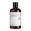 Evolve Superfood Shine Hoitoaine -pullo, 250 ml; ruskea, sylinterimäinen ja kiiltäväpintainen muovipullo mustalla kierrekorkilla; valkoisessa suorakulmaisessa etiketissä pääte- ja tekstausvapaata tekstiä tuotteen soveltuvuudesta normaalille ja kuivalle hiukselle sekä sisällöstä, kuten granaattiomena- ja baobabiöljystä; kuvattu yksiväristä taustaa vasten, ei ihmisiä tai käsiä näkyvissä.