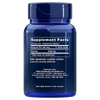 Life Extension Glycine; sininen muovipurkki pystyasennossa tiiviisti suljetulla, samanvärisellä sinisellä korkilla; kiiltäväpintainen etiketti "Supplement Facts" listaa 1000 mg glysiiniä kapselia kohti ja kasviselluloosaa ainesosana; valkoinen tausta.