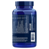 Life Extension Mix Capsules; sininen, lieriön muotoinen ja kiiltäväpintainen muovipurkki tummansinisellä korkilla; etiketissä ravintosisältötiedot, ainesosat, varoitukset ja viivakoodi valkoisella pohjalla eri kokoisin groteskitekstein; valkoinen studiotausta.