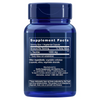 Life Extension Taurine 1000 mg; sininen, lieriön muotoinen ja mattapintainen muovipurkki; etiketissä groteskitekstiä, ravintosisältötiedot 1000 mg L-tauriinia vegetaarista kapselia kohti sekä FDA-arviointia koskeva huomautus alareunassa; tausta neutraali.